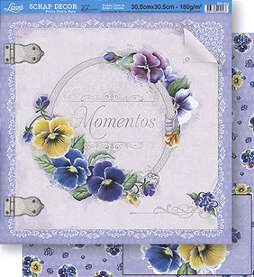 Papel para Scrapbook Dupla Face - SD1-043