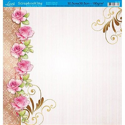 Papel para Scrapbook Dupla Face - SD-026