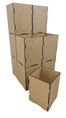 Ki 10 Porta Lápis Escolar em MDF - Padrão Pedagógic