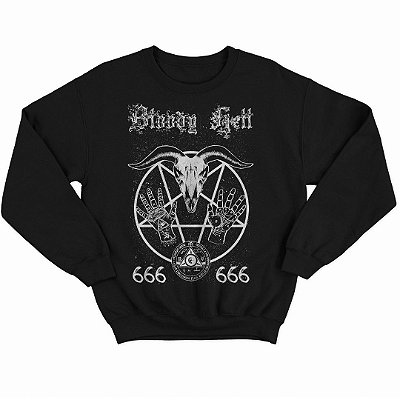 goat black moletom com capuz