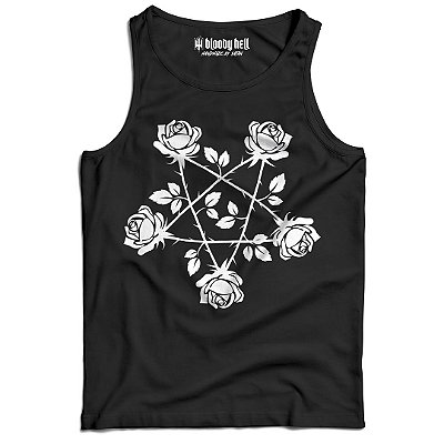 Camiseta Regata Pentagram Roses