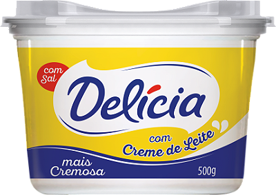 Margarina com Creme de Leite Delícia com Sal 500g
