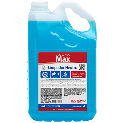 Limpador concentrado Max 5L Neutro - Audax