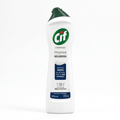 Saponáceo Cremoso Limpeza Profunda Original 450ml - Cif