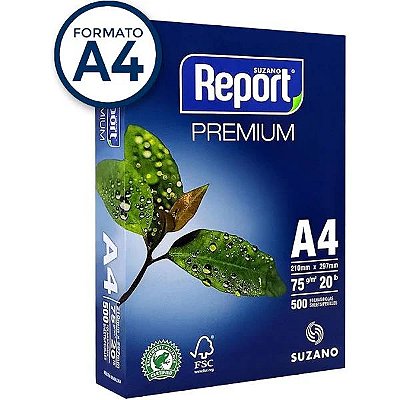 Papel Sulfite A4 75g - Report