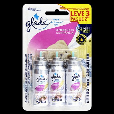 Refil Desodorizador Lembranças de Infância 12ml L3P2 - Glade