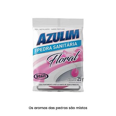 Pedra Sanitaria Floral 25g -  Azulim