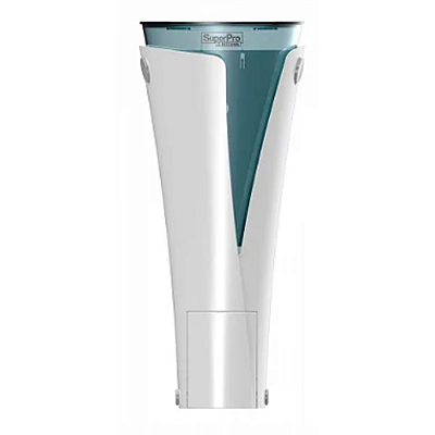 Dispenser P/ Sabonete C/Res. 750ml Vision (Cinza/Azul) Ref Sp9742 - Superpro
