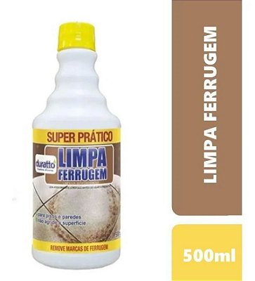 Limpa Ferrugem e Remove Marcas Piso Parede 500ml - Duratto