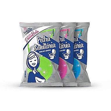 Pedra Sanitária 22g Cores Sortidas - Dona Bela