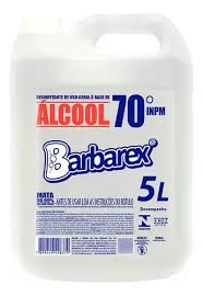 Álcool Gel 70° 5L - Barbarex