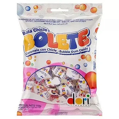 Bala sabor Tutti Frutti pacote 600g - Dori/Bolete