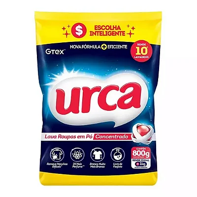 Sabão em Pó 800G Sache - Urca