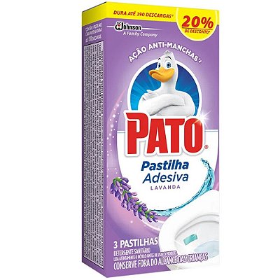 Pastilha Sanitária Lavanda Com 3 Uni - Pato