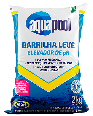 Aquapool Barrilha Leve Elevador PH 2KG - Start