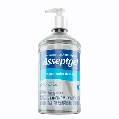 Alcool Gel Asseptico Para Maos 420g - Start