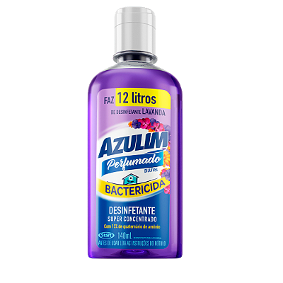 Desinfetante Concentrado 140ml Lavanda Rende 12L - Azulim