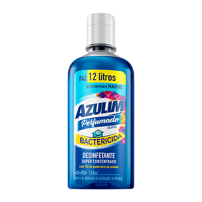 Desinfetante Concentrado 140ml Marine Rende 12L - Azulim