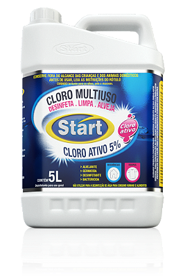 Cloro Líquido 5% Multiuso 5L - Start