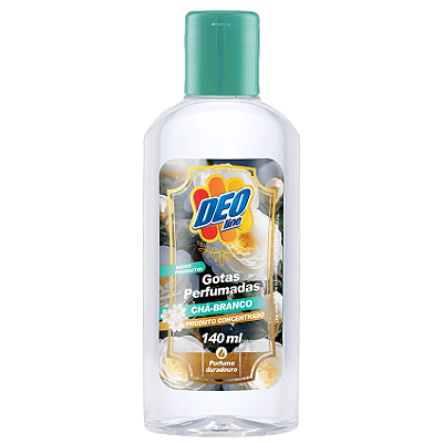 Essência Gotas Perfumadas 140ml Cha Branco  - Deoline