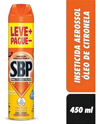 Inseticida  Multinseticida e Repelente 450ml Citronela - SBP