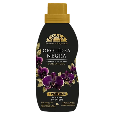 Amaciante de roupas 1l concentrado orquidea negra  laundry- coala