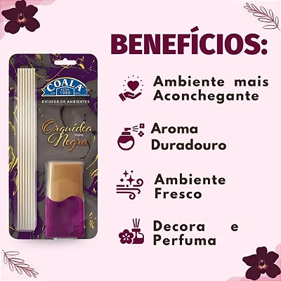 Difusor de aromas 100ml orquídeas negra - coala