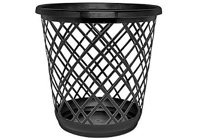 Cesto telado redondo 10l preto eco nature - JAGUAR