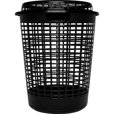 Cesto Redondo Plástico de Roupas 60 litros Silver - Jaguar