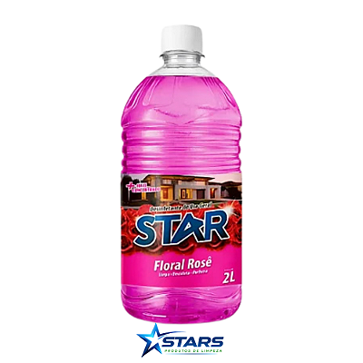 Desinfetante 2 Litros Floral Rose - Star