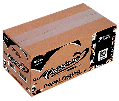 Papel Interf Folha Dupla Cx 20x20 com 2000 Folhas 20GR - Passione