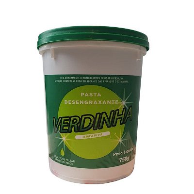 Pasta Desengraxante 750g - Verdinha