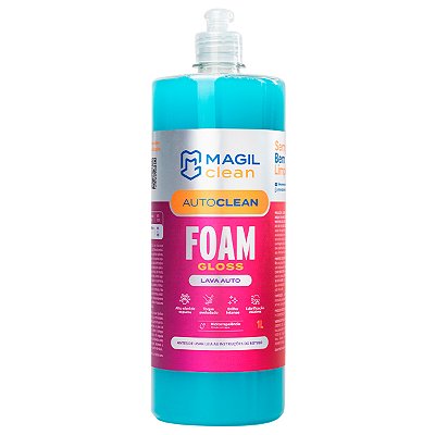 Foam Gloss Lava Auto com Hidrorrepelência 1:200 1L - Magil Clean