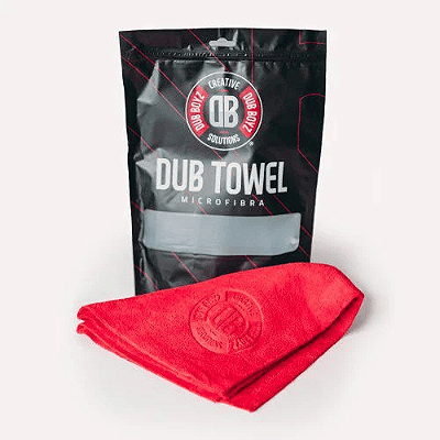 Toalha de Microfibra DB Towel Vermelha 40 x 60 cm 400 GSM - Dub Boyz