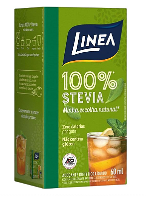 Adoçante Líquido Stevia 60 ml - Linea