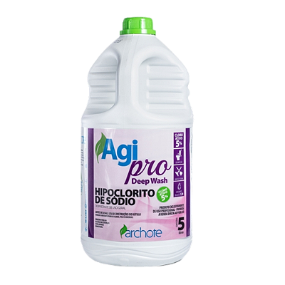 Hipoclorito De Sódio 5% de Cloro Ativo agipro deep wash - Archote