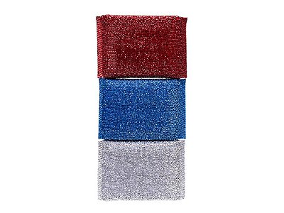 Kit 3 Esponjas Multiuso de Poliéster 11,2 cm Coloridas – Camesa