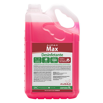 Desinfetante Max 5L Conc 1:100 Lavanda - Audax