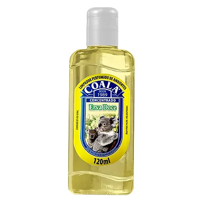 Essência Coala 120ml Limpador Perfumado Erva Doce
