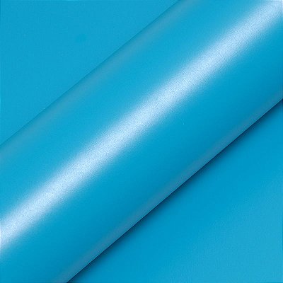 Adesivo para Envelopamento Automotivo Fosco Cor "Bleu Tuquoise Mat" Carro Completo