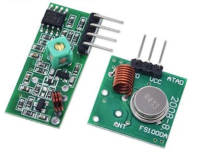 Módulo RF Transmissor + Receptor 433 MHz AM