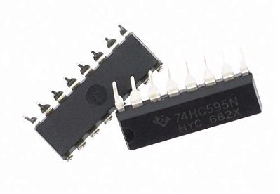 74HC595 - CI Expansor de I/O (Shift Register)