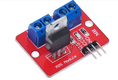 Driver MOSFET IRF520 - Para Motor DC