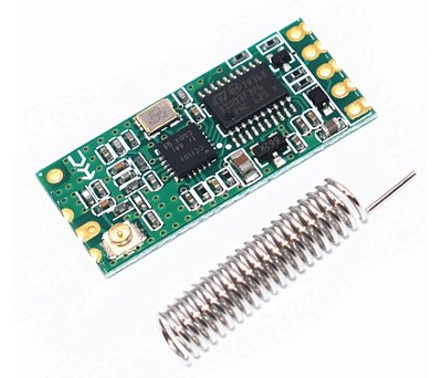 Transceptor RF 433MHz 1000 + Antena - HC11