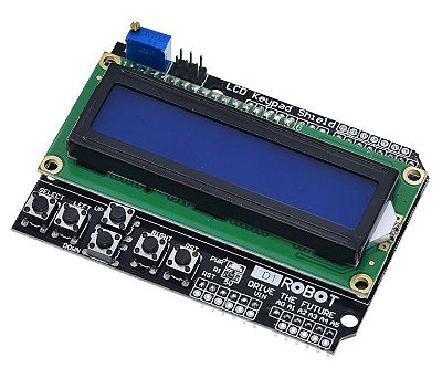 Display LCD 16x2 com Teclado