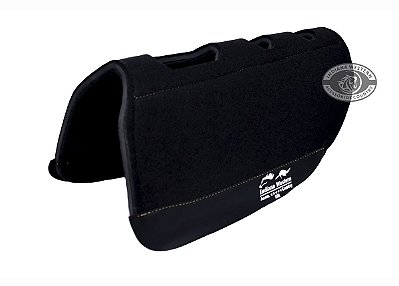 Manta de Feltro com Neoprene Aba Redonda  para Tambor Preto
