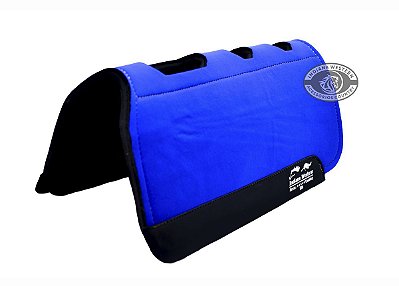 Manta de Feltro com Neoprene para Tambor Quadrada Azul
