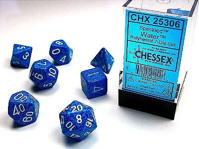 Speckled® Polyhedral Water 7-Die Set - Importado