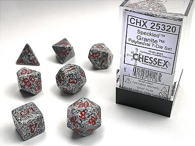 Speckled® Polyhedral Granite™ 7-Die Set - Importado
