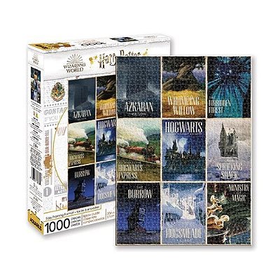 Harry Potter Travel Posters 1,000-Piece Puzzle - Importado